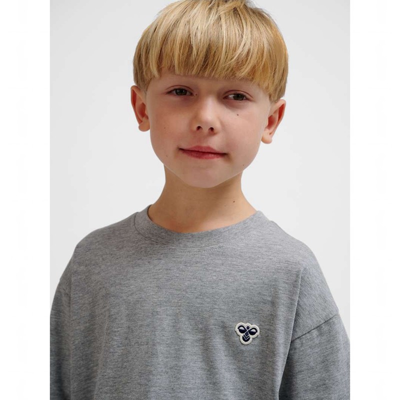 Hummel Jr Loose S/S Bee Dječje Majice Sive | 970861-502