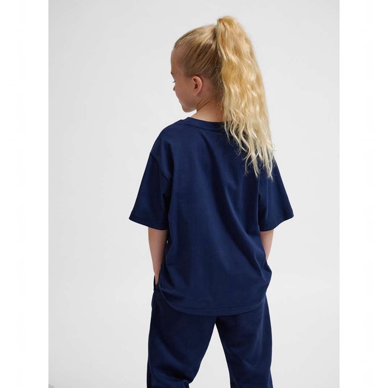 Hummel Jr Loose S/S Bee Dječje Majice Tamnoplave | 663811-238