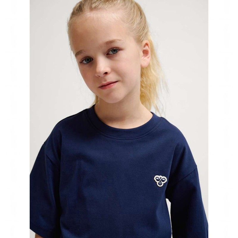 Hummel Jr Loose S/S Bee Dječje Majice Tamnoplave | 663811-238