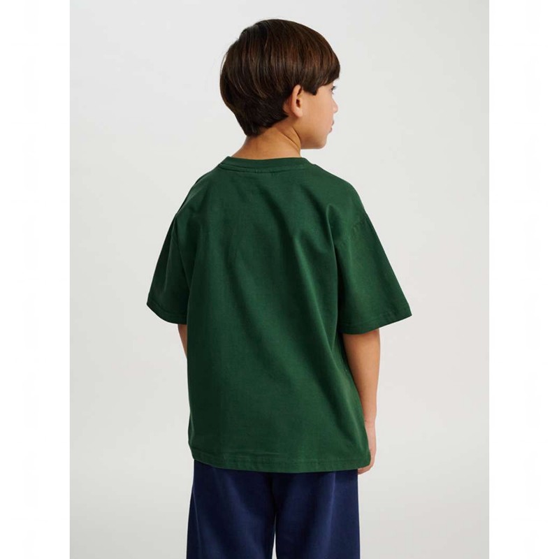Hummel Jr Loose S/S Bee Dječje Majice Zelene | 813214-267
