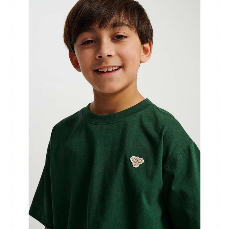 Hummel Jr Loose S/S Bee Dječje Majice Zelene | 813214-267