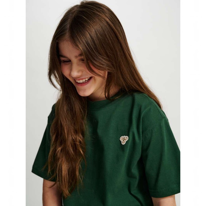 Hummel Jr Loose S/S Bee Dječje Majice Zelene | 813214-267