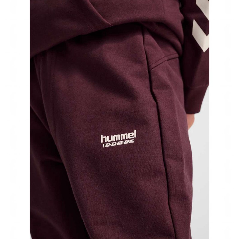 Hummel Jr Regular Adj Waist Dječje Hlače Bordo | 102510-095