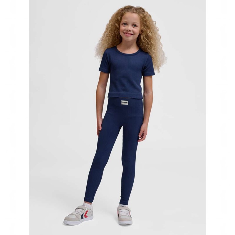 Hummel Jr Seamless Rib Mw Dječje Hulahopke Crne | 060868-254