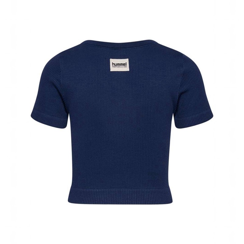 Hummel Jr Seamless Rib S/S Dječje Majice Crne | 000235-328