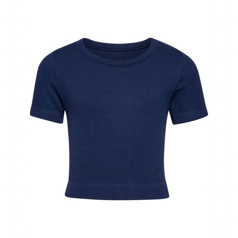 Hummel Jr Seamless Rib S/S Dječje Majice Crne | 000235-328