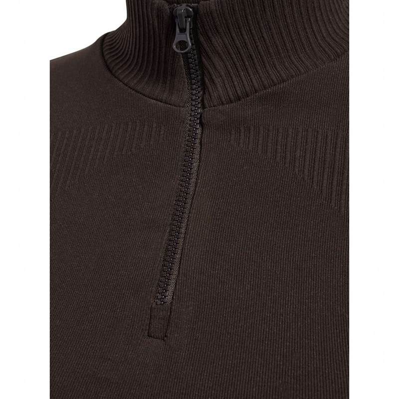 Hummel Knitteds Zip Ženske Majica bez Rukava Čokoladne | 655218-379