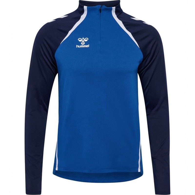 Hummel Lead 2.0 Half Zip Muške Majice Plave | 243667-895