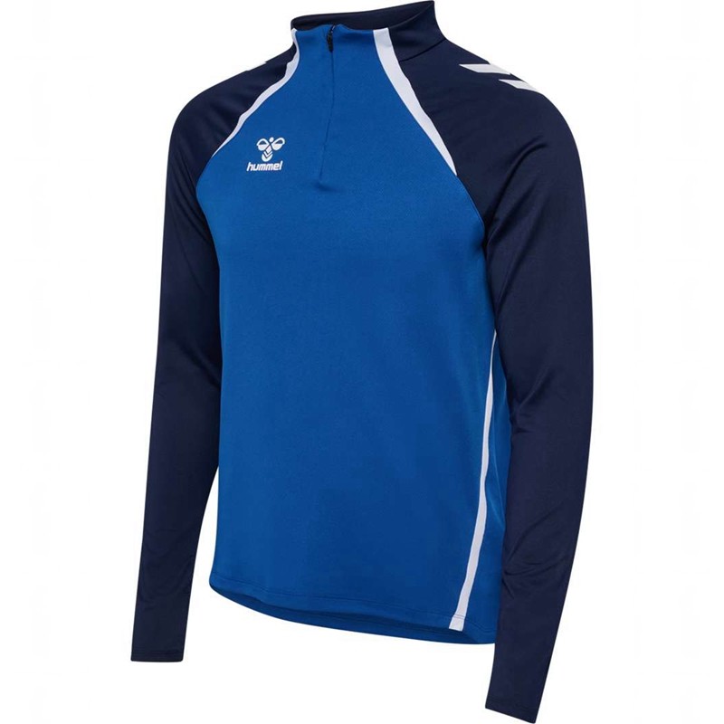 Hummel Lead 2.0 Half Zip Muške Majice Plave | 243667-895