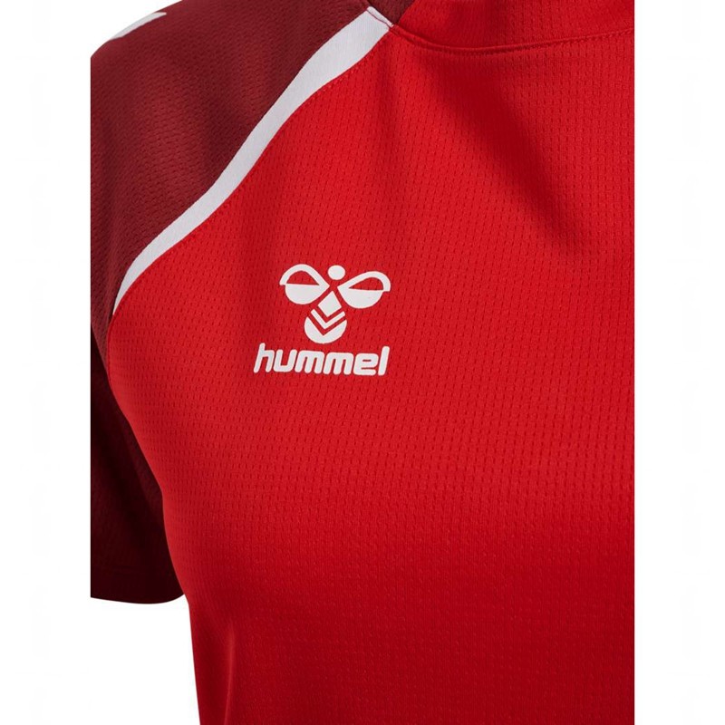 Hummel Lead 2.0 S/S Ženske Dres Crvene | 474928-390
