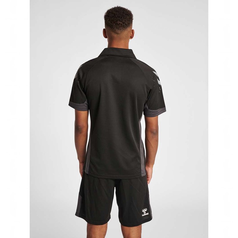 Hummel Lead Functional Muške Polo Majice Crne | 548869-264