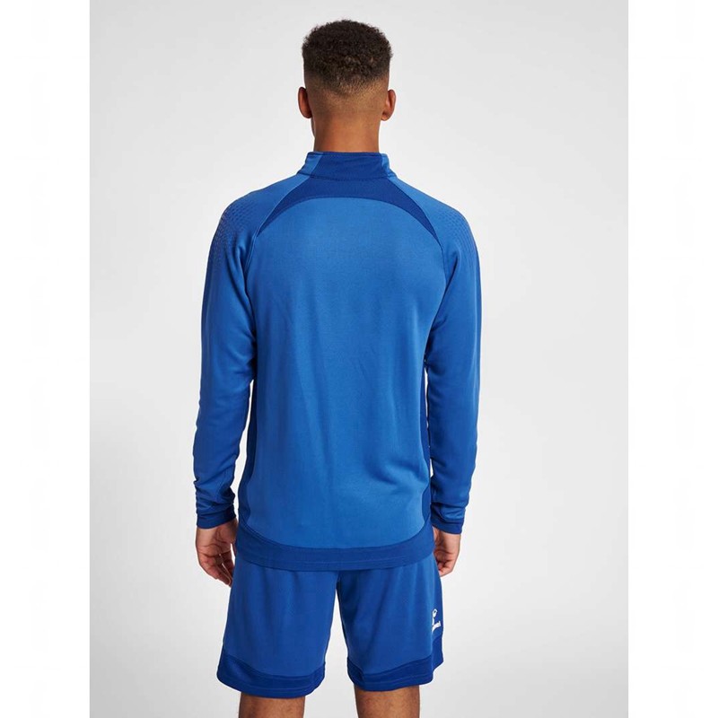 Hummel Lead Half Zip Muške Majica s Kapuljačom Plave | 531298-180