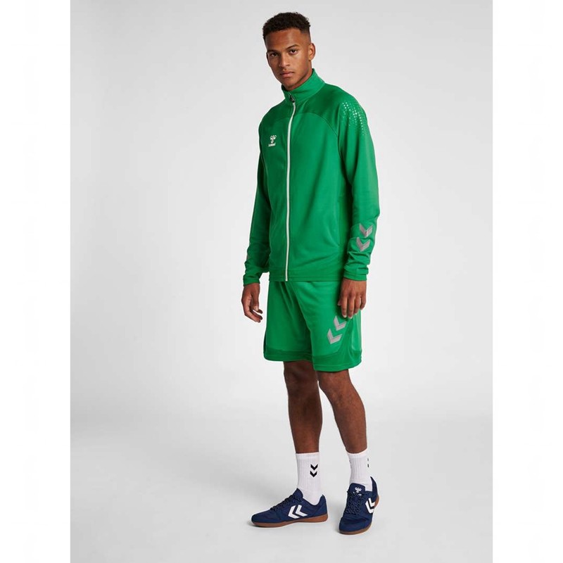 Hummel Lead Poly Muške Kratke Hlače Zelene | 846981-005