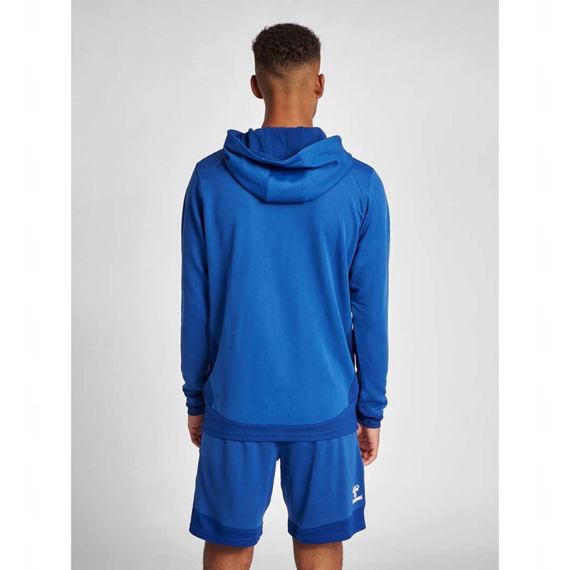 Hummel Lead Poly Muške Majica s Kapuljačom Plave | 384946-180