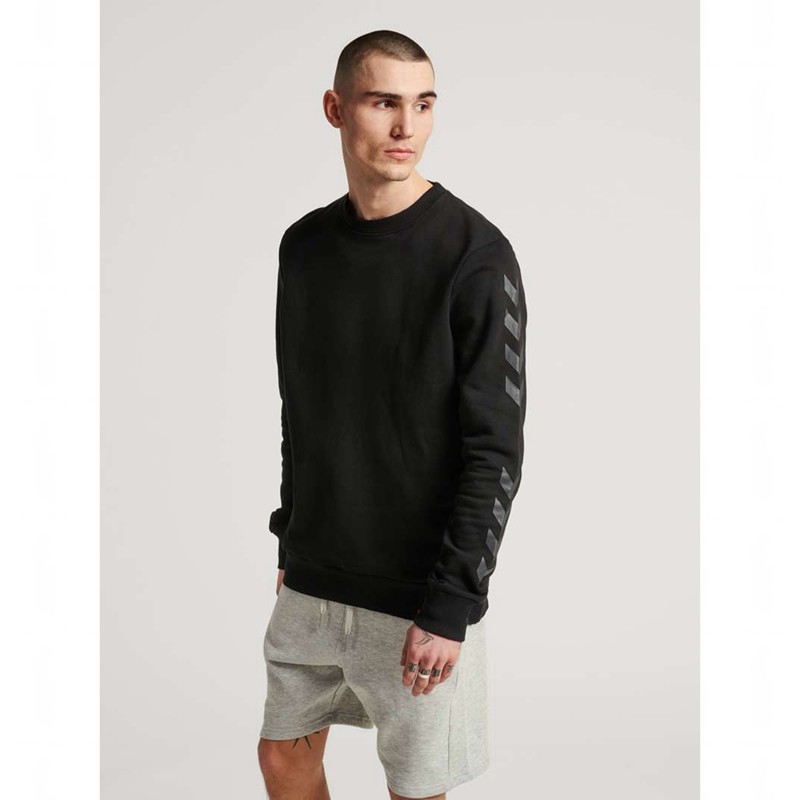 Hummel Legacy Chevron Muške Dukserice Crne | 032319-155