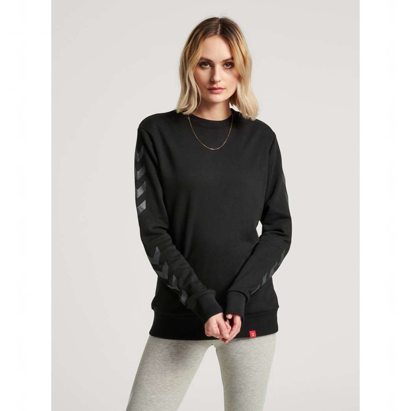 Hummel Legacy Chevron Muške Dukserice Crne | 032319-155