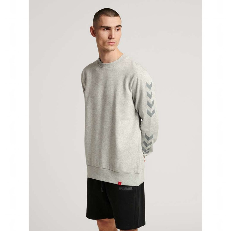 Hummel Legacy Chevron Muške Dukserice Sive | 757356-447
