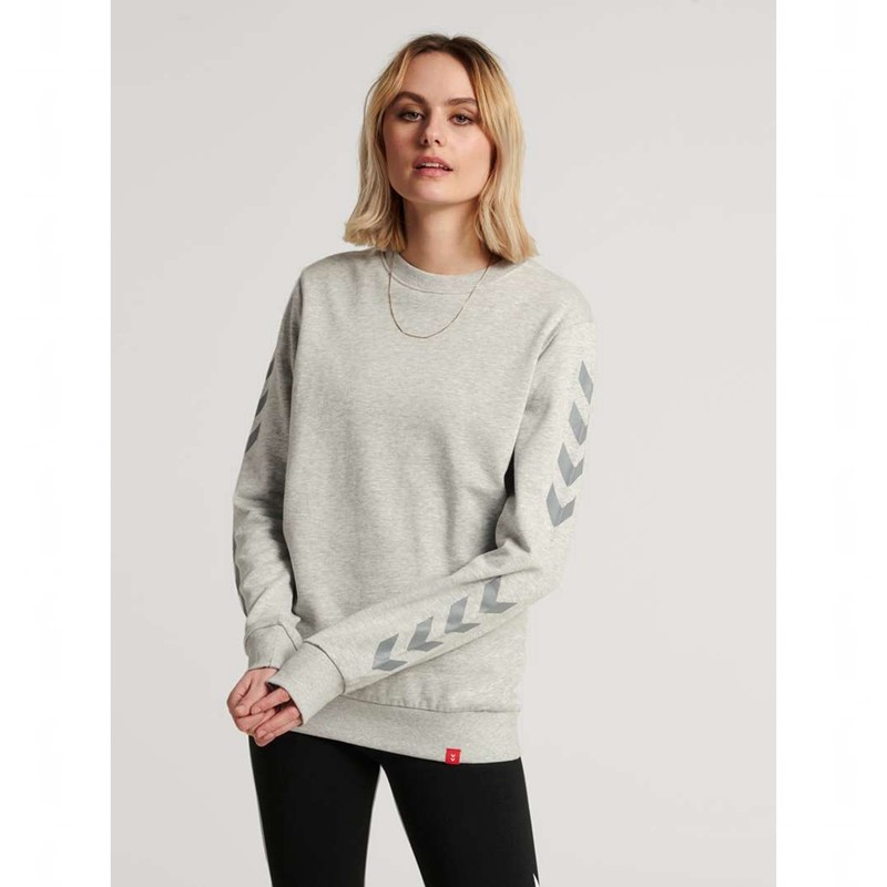 Hummel Legacy Chevron Muške Dukserice Sive | 757356-447