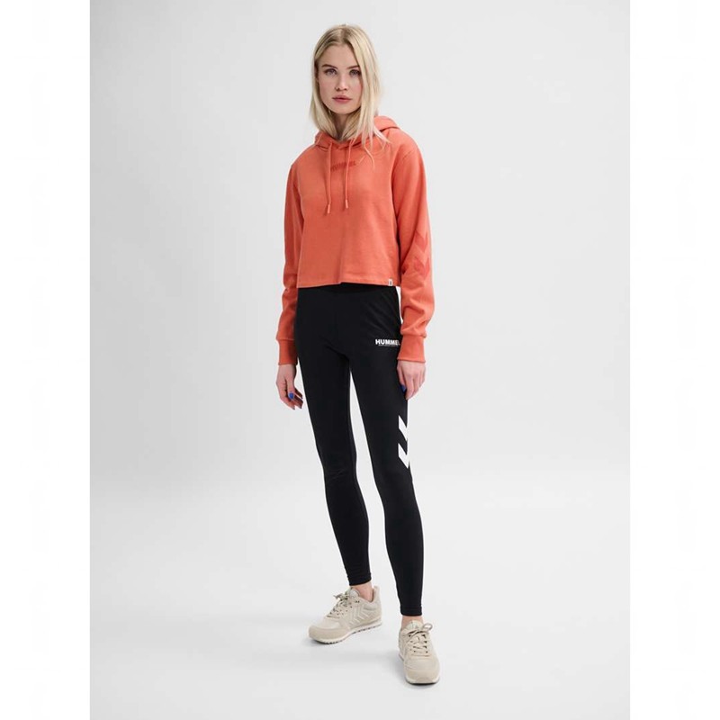 Hummel Legacy Cropped Ženske Majica s Kapuljačom Boje Marelice | 441114-379