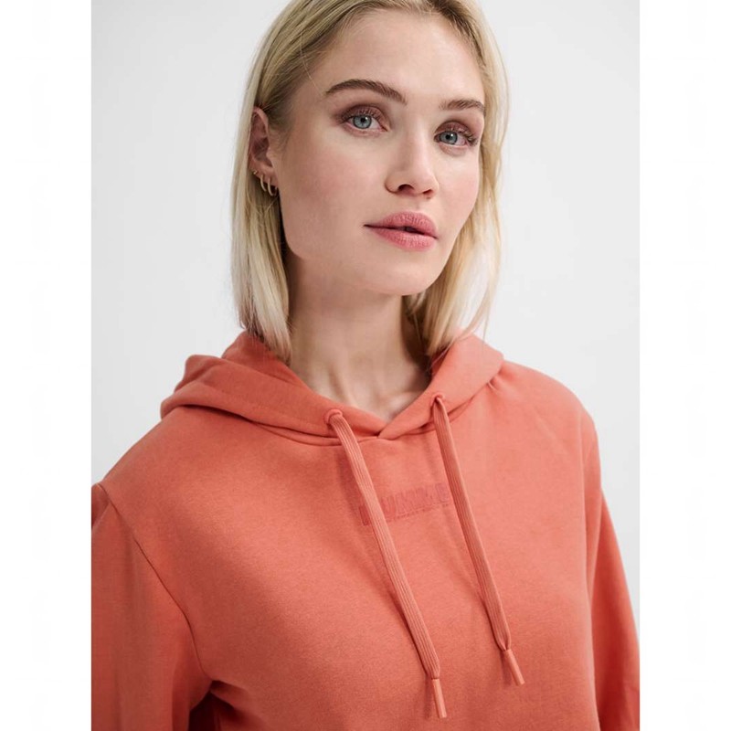 Hummel Legacy Cropped Ženske Majica s Kapuljačom Boje Marelice | 441114-379