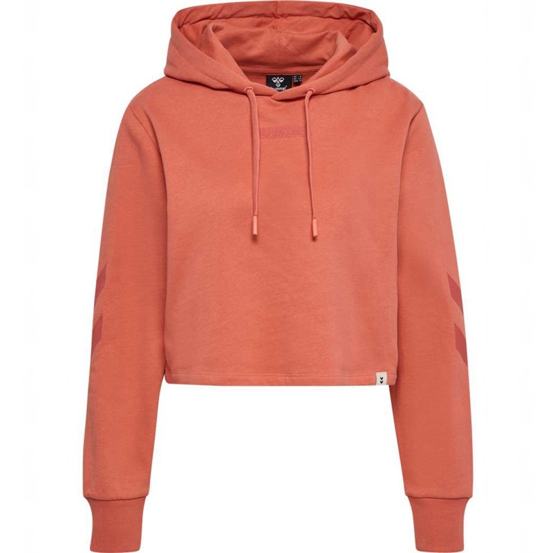 Hummel Legacy Cropped Ženske Majica s Kapuljačom Boje Marelice | 441114-379