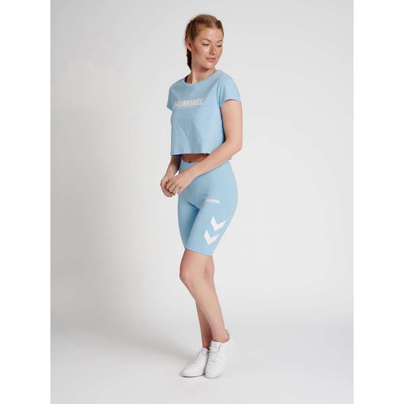 Hummel Legacy Cropped Ženske Majice Plave | 318302-272