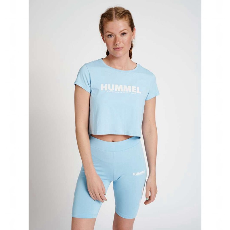 Hummel Legacy Cropped Ženske Majice Plave | 318302-272
