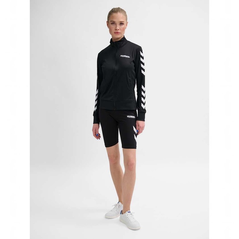 Hummel Legacy Evy Poly Zip Ženske Jakne Crne | 232247-595