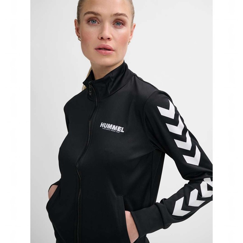 Hummel Legacy Evy Poly Zip Ženske Jakne Crne | 232247-595