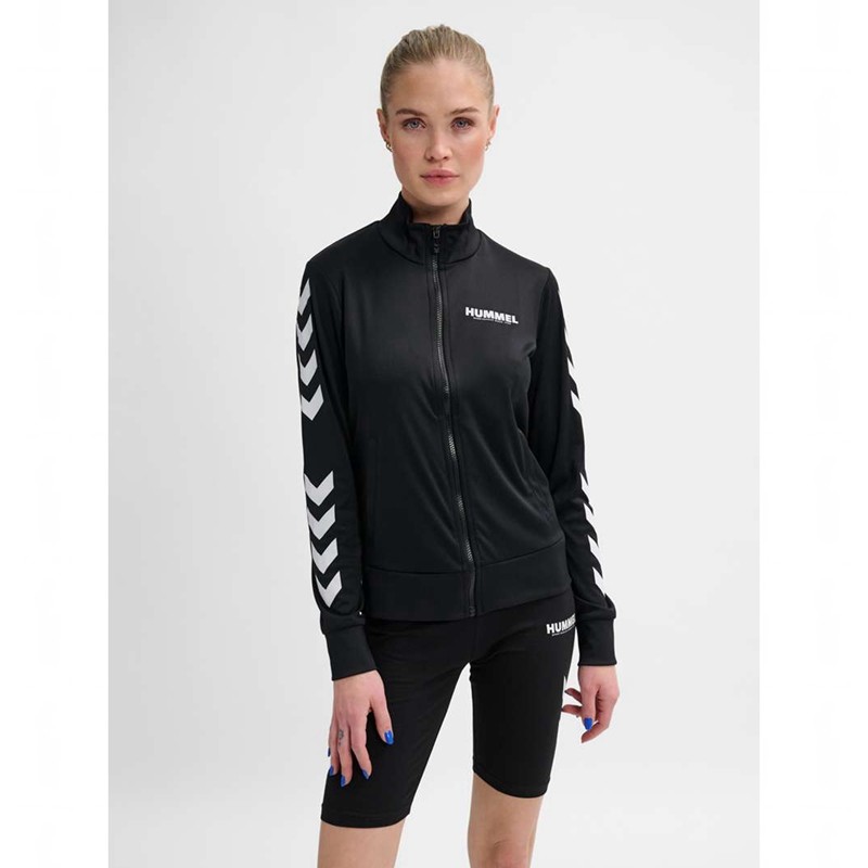 Hummel Legacy Evy Poly Zip Ženske Jakne Crne | 232247-595