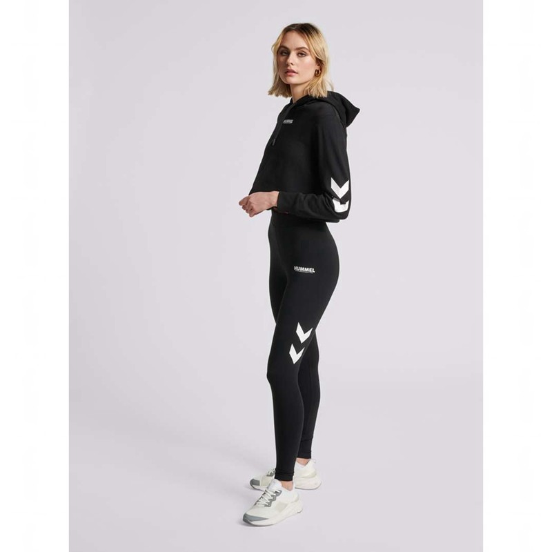 Hummel Legacy High Waist Ženske Hulahopke Crne | 594651-327