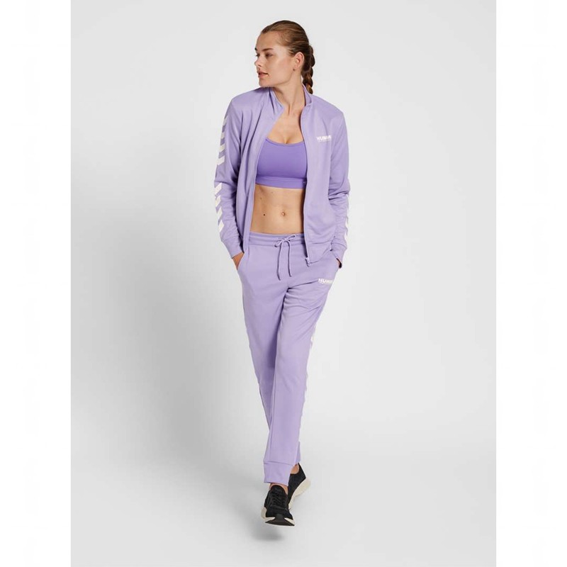 Hummel Legacy Poly Zip Ženske Kratke Hlače Boje Lavande | 302366-131