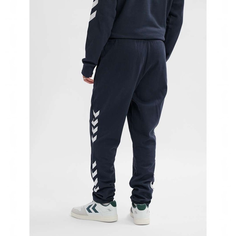 Hummel Legacy Tapered Muške Hlače Tamnoplave | 804842-861