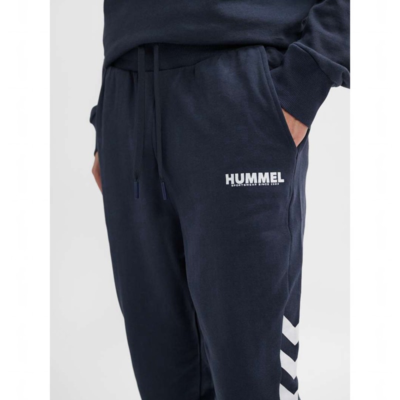 Hummel Legacy Tapered Muške Hlače Tamnoplave | 804842-861