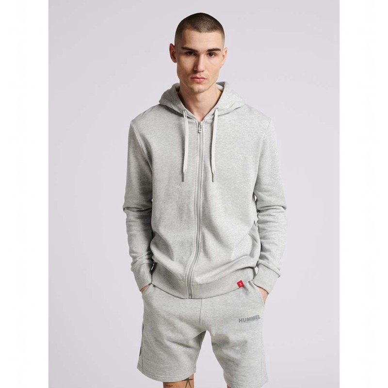 Hummel Legacy Zip Muške Majice Sive | 054226-326