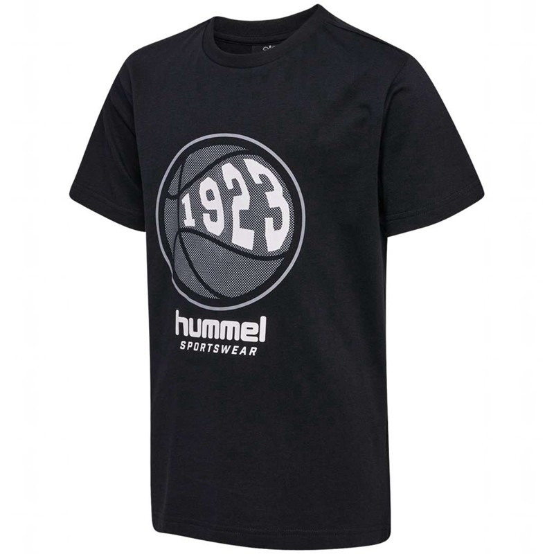 Hummel Leo S/S Dječje Majice Crne | 703582-036