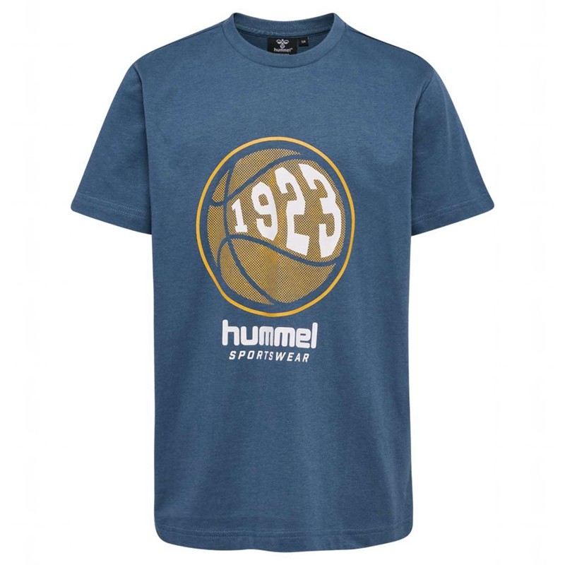 Hummel Leo S/S Dječje Majice Plave | 060686-170