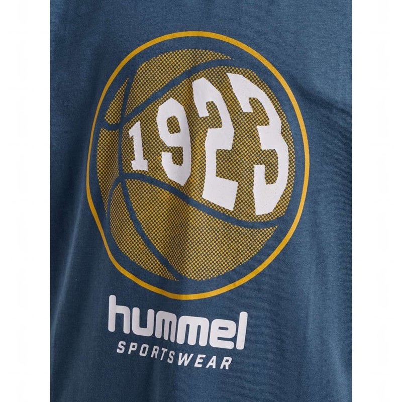 Hummel Leo S/S Dječje Majice Plave | 060686-170