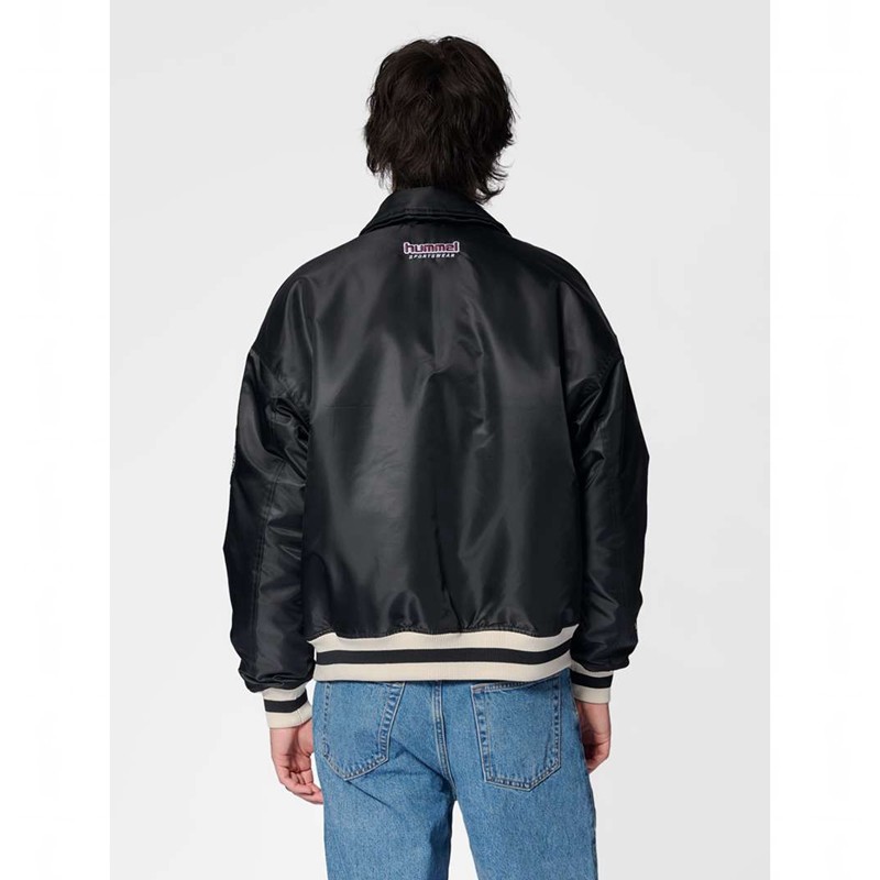Hummel Letterman Sportswear Muške Jakne Crne | 522252-423