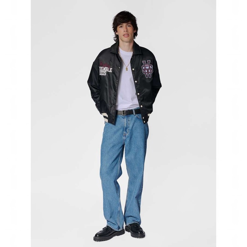 Hummel Letterman Sportswear Muške Jakne Crne | 522252-423