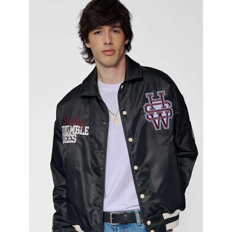 Hummel Letterman Sportswear Muške Jakne Crne | 522252-423