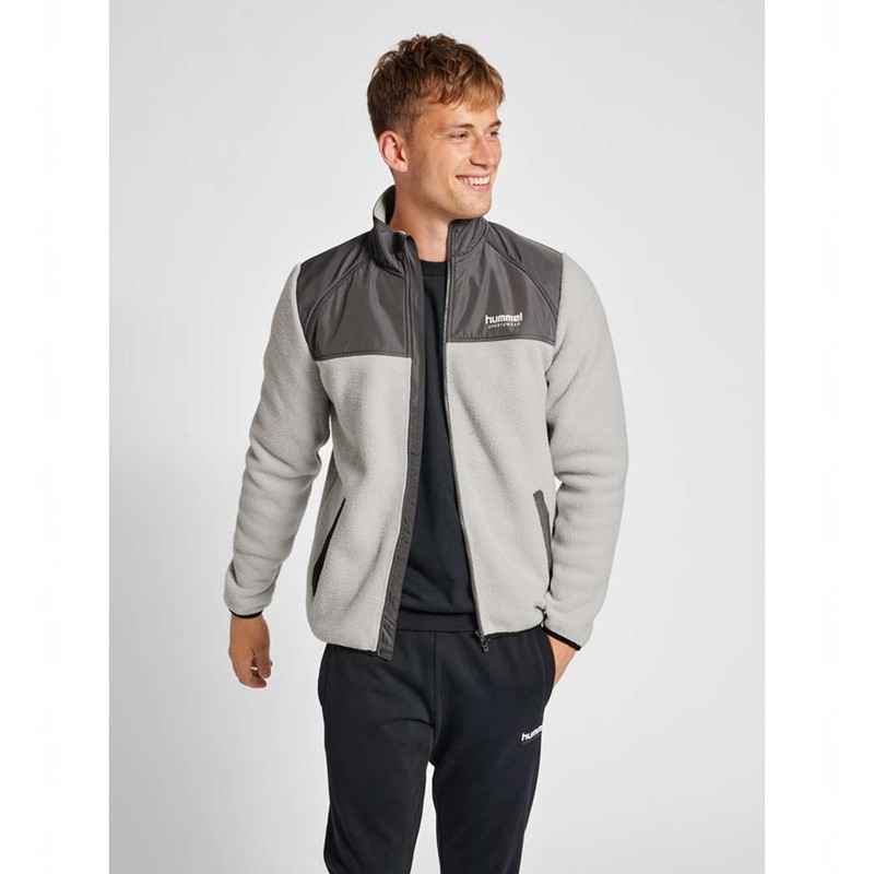 Hummel Lgc Charley Fleece Muške Jakne Sive | 216175-790