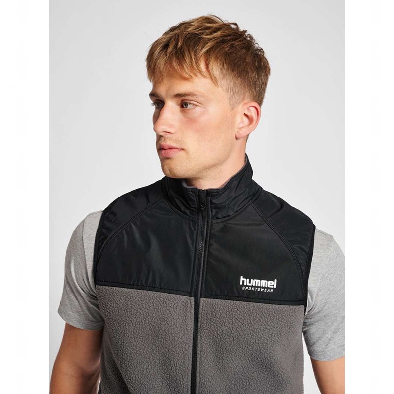 Hummel Lgc Charley Fleece Muške Prsluk Sive | 581726-031