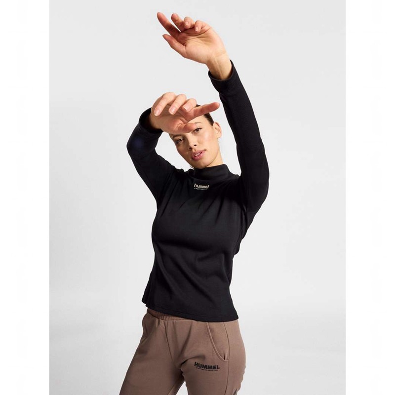 Hummel Lgc Gisa Turtleneck Ženske Bucket Šešir Crne | 592645-152