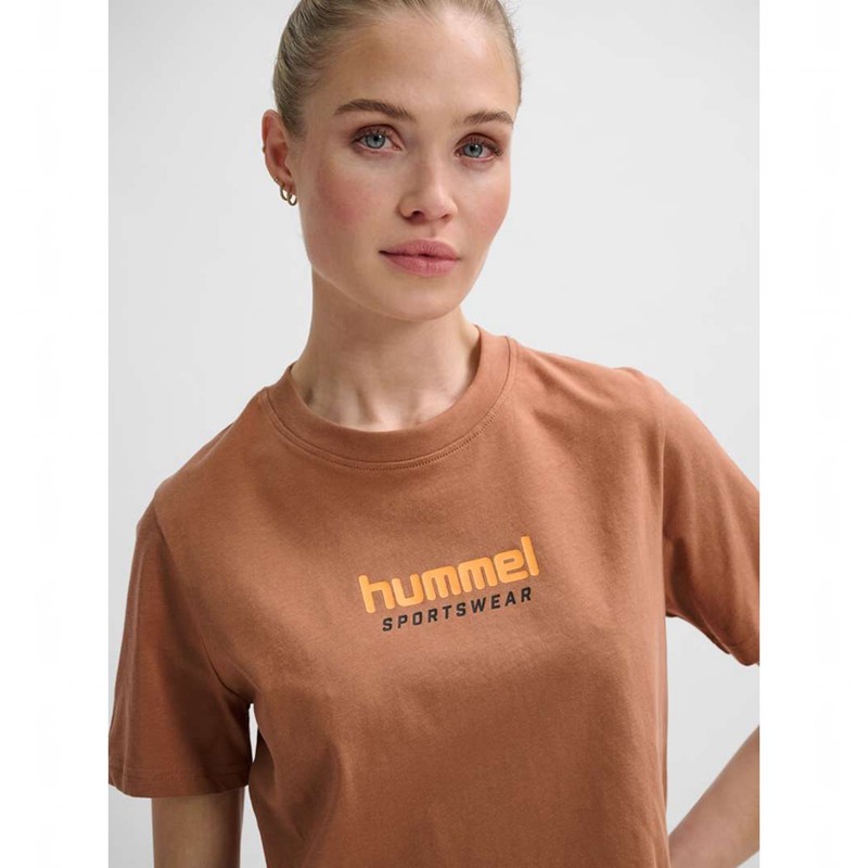 Hummel Lgc Malu Cropped Ženske Majice Smeđe | 218217-203
