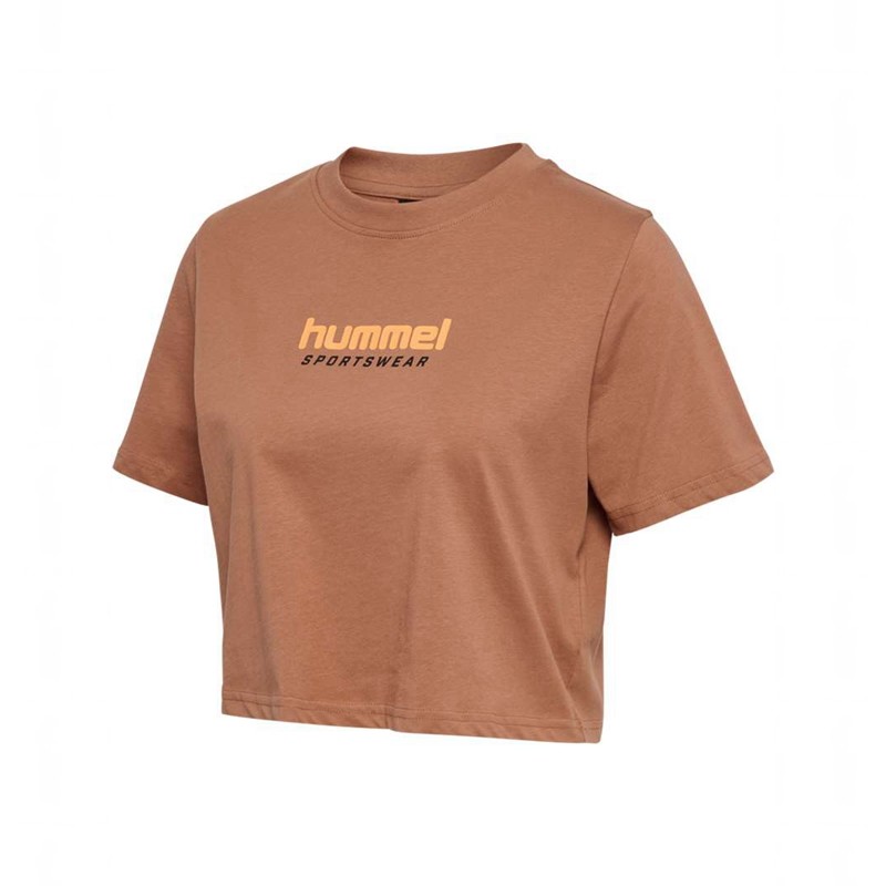 Hummel Lgc Malu Cropped Ženske Majice Smeđe | 218217-203