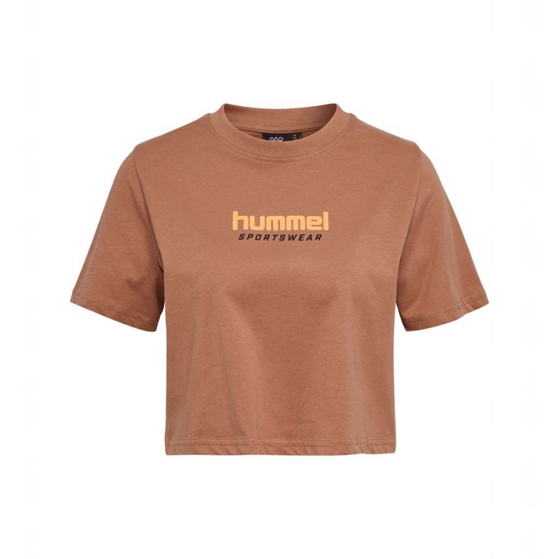 Hummel Lgc Malu Cropped Ženske Majice Smeđe | 218217-203