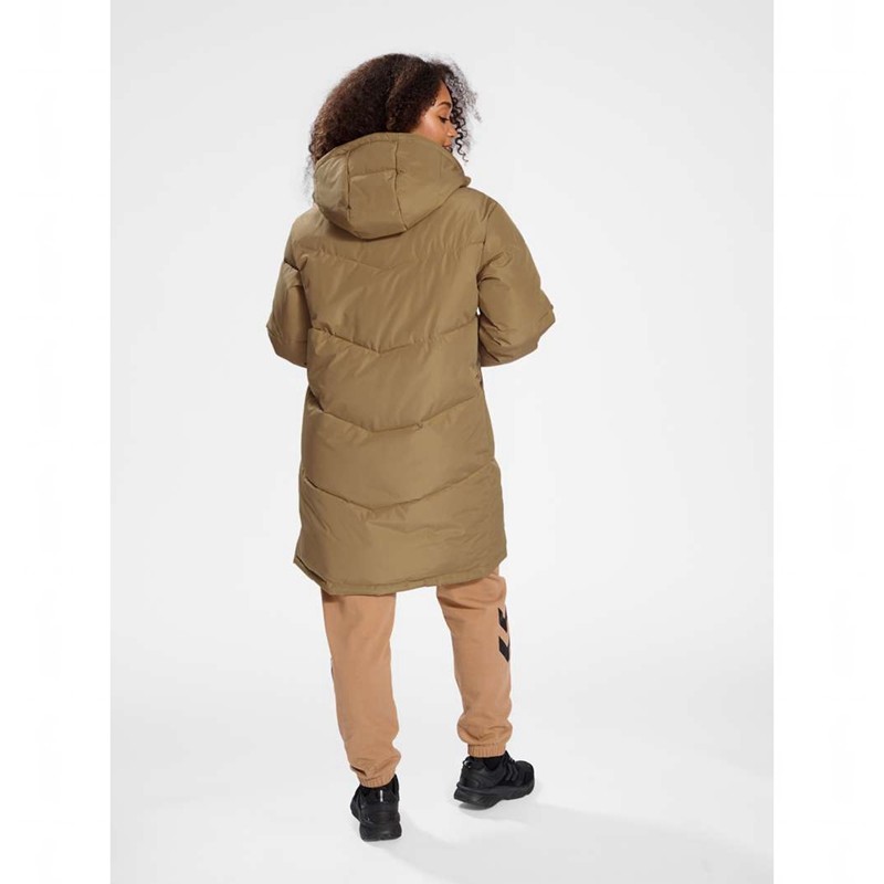 Hummel Lgc Mia Long Puff Ženske Kaputi Smeđe | 804802-719