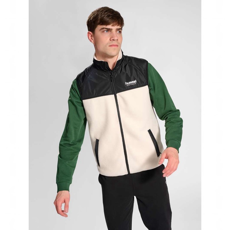 Hummel Lgc Theo Fleece Muške Prsluk Bijele | 129364-392