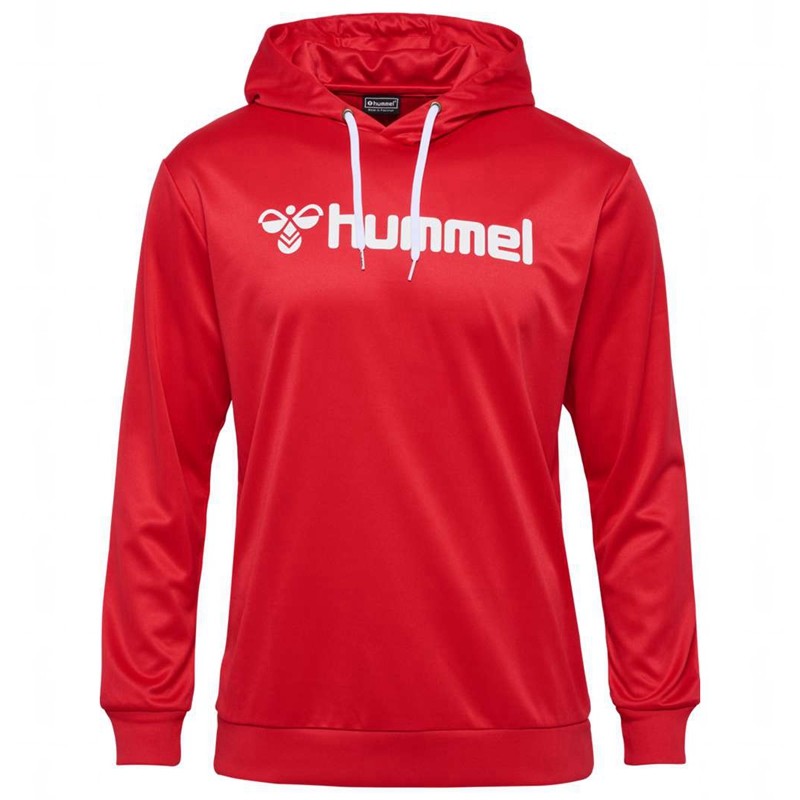 Hummel Logo Muške Majica s Kapuljačom Crvene | 714928-565